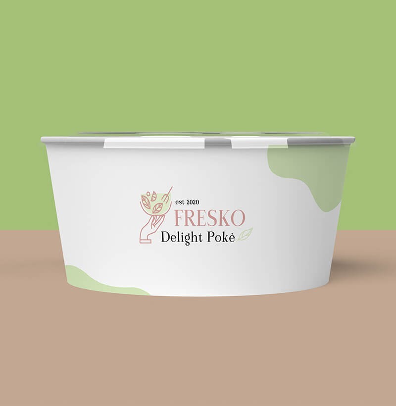 Ciotole da asporto personalizzate | Horeca Printing Lab