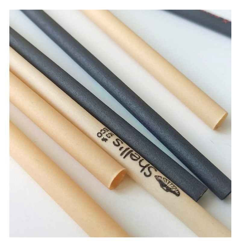 Cannucce ecologiche in fibra di legno | Horeca Printing Lab
